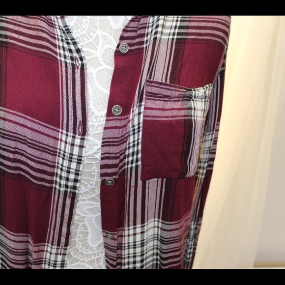 Plaid Flannel front pocket - Picture 3 of 4